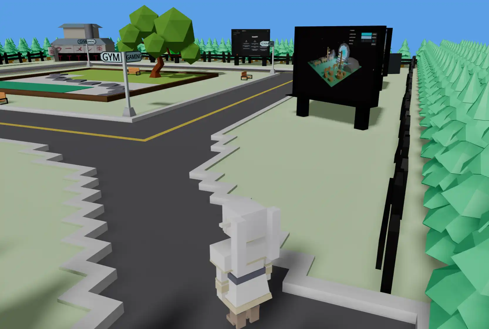 Voxel Park Portfolio screenshot